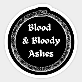 Blood & Bloody Sticker